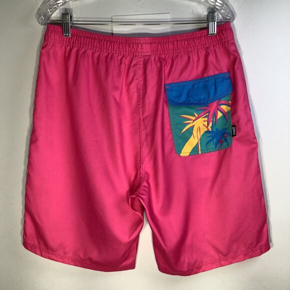 Disney Neff Mens Mickey Mouse Swim Trunks Pink Size Medium - Picture 3 of 9